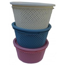 Кошик круглий з кришкою №753 (26*13 см)